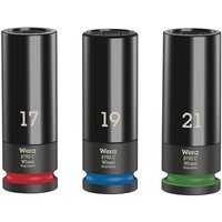 "Wera Wheel Impaktor C Set 1 Socket Set, 1/2" Drive, 3 Piece"