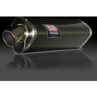 Yoshimura Tri-Oval Bolt On - Carbon Silencer - Race