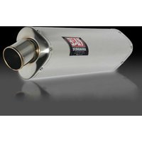 Yoshimura Tri-Oval Bolt On - Stainless Silencer - Race