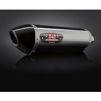 Yoshimura R77 Slip On - Stainless Silencer / Carbon End Cap - Race