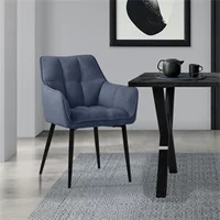 ECD Germany 28% Rabatt auf den blauen Frotteestuhl mit dickem Polster von MLDesign