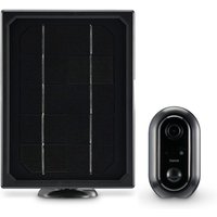 Hama Smarte Überwachungskamera, WLAN-Kamera Outdoor, Akku, Solar, Aufzeichnung, 1080p