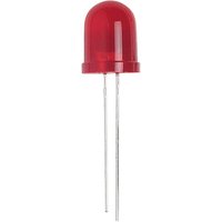 10x Superhelle LED 10 mm Rot