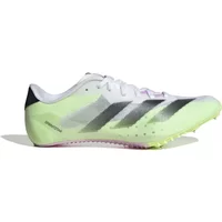 adidas Sprintstar Blanc Jaune Chaussures d'athlétisme adidas Adizero Sprintstar