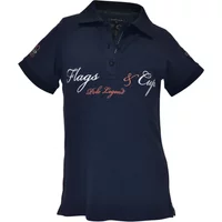 Poloshirt Reiten Kind Flags&Cup Omia Poloshirt Reiten Kind Flags&Cup Omia