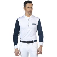Reit-Poloshirt mit langen Ärmeln Flags&Cup Urbano Reit-Poloshirt mit langen Ärmeln Flags&Cup Urbano