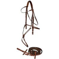 Reittrensen für Pferde mit gekreuztem Nasenriemen Horze Valencia Reittrensen für Pferde mit gekreuztem Nasenriemen Horze Valencia