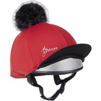 Reithelmüberzug mit Bommel LeMieux Reithelmüberzug mit Bommel LeMieux