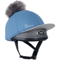 Reithelmüberzug mit Bommel LeMieux Reithelmüberzug mit Bommel LeMieux