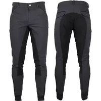 Reithose mit Sitzfläche aus Lederimitat QHP Jack Reithose mit Sitzfläche aus Lederimitat QHP Jack