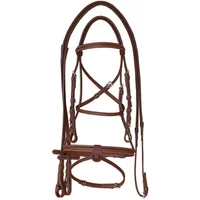 Pferdehalfter mit kontrastierenden Steppnähten altmodisch Supreme Pferdehalfter mit kontrastierenden Steppnähten altmodisch Supreme