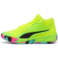 Puma Court Pro Marble Jaune Chaussures indoor Puma Court Pro Marble
