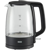 Höffner 35% Rabatt auf levelone Wasserkocher WK1719GS in Schwarz und Glas
