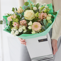 Luxurious Neutral Bouquet | Handcrafted Artisan Floral Arrangement | Fresh Stems | Eco-Friendly Packaging | 7 Day Freshness Guaranteed