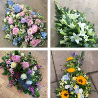 Funeral Spray Made With The Finest Flowers | Teardrop-Shaped Funeral Tribute | Handcrafted By Local Florists | Artisan Floral Arrangement