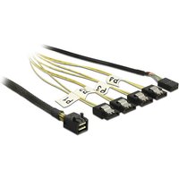 DeLOCK 1m, Mini SAS HD SFF-8643/4xSATA 7p