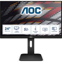 60.5cm/24‘‘ (1920x1080) AOC 24P1 IPS 16:9 USB 5ms VGA HDMI DisplayPort Speaker FULL HD Black 60.5cm/24‘‘ (1920x1080) AOC 24P1 IPS 16:9 USB 5ms VGA HDMI DisplayPort Speaker FULL HD Black