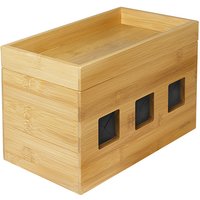 LogiLink KAB0076 - Logitech Kabelbox aus Bambus