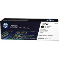 HP Original 305X Toner - schwarz Doppelpack (2x CE410X)
