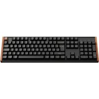 Keychron K10 HE (schwarz/holz, DE-Layout, Gateron Double-Rail Magnetic Nebula, Hot-Swap, Aluminiumrahmen, RGB)