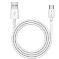 PEDEA Schnelllade- und Datenkabel USB-A/USB-C, 1m, wei