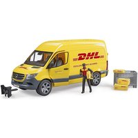 BRUDER MB Sprinter DHL mit Fahrer (gelb)