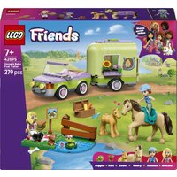 LEGO 42695 Friends Pferd und Fohlen mit Pferdeanhnger