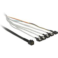 DeLOCK 0.5m, SFF-8643/4 x SATA 7p