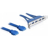 DeLOCK 2 x USB 3.0 19-pin - 4 x USB 3.0-A