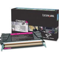 LEXMARK C746, C748 7K Toner magenta Standardkapazitt 7.000 Seiten 1er-Pack With returnprogram