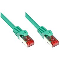 GoodConnections Patchkabel mit Rastnasenschutz, Cat. 6, S/FTP, PiMF, PVC, 250MHz, grün, 20m,