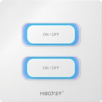 LED Fernbedienung 2 Gang Smart Switch Wifi + 2,4GHz Bewegungssensor + Dimm *Milight/Miboxer* (w)