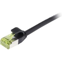 Synergy21 Patchkabel RJ45, CAT6A 500Mhz, 15m, schwarz, S-STP(S/FTP), slimline rund d=4,5mm, TPE/LSZH(Superflex), AWG28, mit CAT7 Rohkabel,