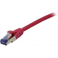 Synergy21 Patchkabel RJ45, CAT6A 500Mhz, 1,5m, pink, S-STP(S/FTP), Komponent getestet(GHMT certified), AWG26,