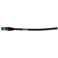 Synergy21 Patchkabel RJ45, CAT6A 500Mhz, 10m, schwarz, S-STP(S/FTP), TPE/LSZH(Superflex), AWG26,