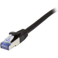 Synergy21 Patchkabel RJ45, CAT6A 500Mhz, 15m, schwarz, S-STP(S/FTP), AWG26, LSZH,