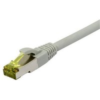 Synergy21 Patchkabel RJ45, CAT6A 500Mhz, 25m, grau, S-STP(S/FTP), TPE/LSZH(Ultraflex), AWG26, mit CAT7 Rohkabel,