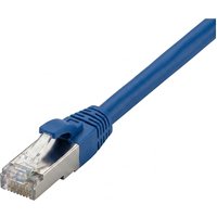 Synergy21 Patchkabel RJ45, CAT8.1 2000Mhz, 1,0m, blau, S-STP(S/FTP), TPE/LSZH(SuperFlex), AWG26,