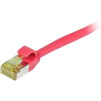 Synergy21 Patchkabel RJ45, CAT6A 500Mhz, 15m, rot, S-STP(S/FTP), slimline rund d=4,5mm, TPE/LSZH(Superflex), AWG28, mit CAT7 Rohkabel,