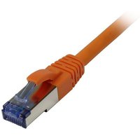 Synergy21 Patchkabel RJ45, CAT6A 500Mhz, 5m, orange, S-STP(S/FTP), Komponent getestet(GHMT certified), AWG26,