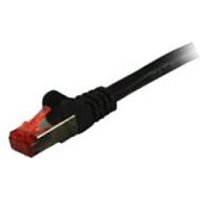 Synergy21 Patchkabel RJ45, CAT6 250Mhz, 25m schwarz, S-STP(S/FTP), LSZH