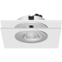 Synergy 21 LED Deckeneinbauspot Helios silber, rund, neutralweiß