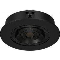 Synergy 21 LED Deckeneinbauspot Helios schwarz, rund, warmweiß