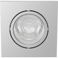 Synergy 21 LED Deckeneinbauspot Helios silber, quadratisch+schwenkbar, neutralweiß