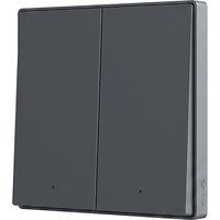 Aqara Smart Wall Switch H1 EU (With Neutral, Double Rocker) -Grey light switch
