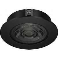 Synergy 21 LED Deckeneinbauspot Helios schwarz, rund, neutralweiß
