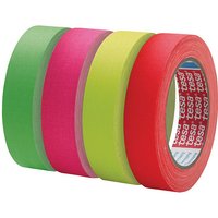 tesa Gewebebänder 19 mm x 25 m neongrün