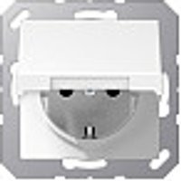Jung A1520KIKLWW SCHUKO Steckdose m.Klappdeckel 16A 250V A alpinweiß