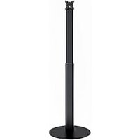 VESA Standfuß Halterung höhenverstellbar für Tablet, Display, Monitor 7,5cm/10cm, schwarz. Bodenmontage