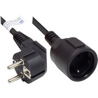 Good Connections Schutzkontakt Verlängerung schwarz 5m